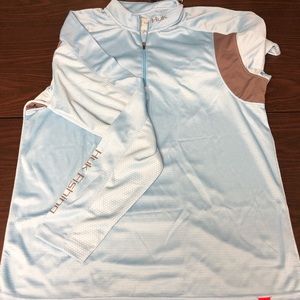 Huk Men's Trophy 1/4 zip Long-Sleeve Carolina Blue